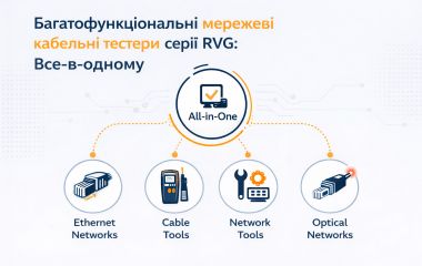 Багатофункціональні мережеві кабельні тестери серії RVG - Все‑в‑одному для професіоналів