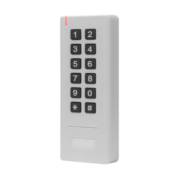 Клавіатура бездротова зі зчитувачем EM-Marine Trinix TRK-2201WR White