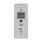 Клавіатура бездротова зі зчитувачем EM-Marine Trinix TRK-2201WR White