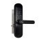 Замок біометричний автономний Trinix TRL-5103BTF Black Right з Bluetooth, зчитувачем відбитків пальців і карт Mifare