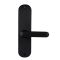 Замок біометричний автономний Trinix TRL-5103BTF Black Left з Bluetooth, зчитувачем відбитків пальців і карт Mifare