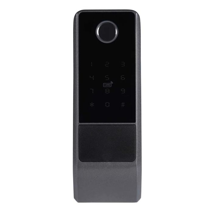Замок біометричний автономний Trinix TRL-5201BTFW Black Left з Bluetooth, зчитувачем відбитків пальців і карт Mifare