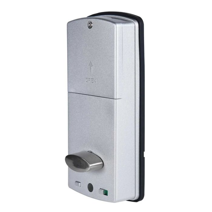Замок біометричний автономний Trinix TRL-5203BTF Silver Right з Bluetooth, зчитувачем відбитків пальців і карт Mifare