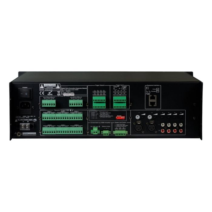 Розширювач зон CMX EVAC-500RT, 6 зон, 19"