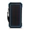 Повербанк з сонячною панеллю 20000mAh Power Bank Kraft TPB-1820SLP Blue бездротова зарядка 18W QC2.0 LED-ліхтар