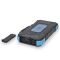 Повербанк з сонячною панеллю 20000mAh Power Bank Kraft TPB-1820SLP Blue бездротова зарядка 18W QC2.0 LED-ліхтар