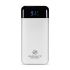 Повербанк 20000mAh Power Bank Kraft KPB-2120FCL White 22.5W QC3.0 LED-ліхтар