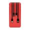 Повербанк 10000mAh Power Bank Kraft KPB-1110W Red бездротова зарядка