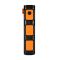 Повербанк з сонячною панеллю 30000mAh Power Bank Kraft KPB-U1930HCSL Orange ліхтар, динамогенератор
