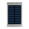 Повербанк з сонячною панеллю 10000mAh Power Bank Kraft KPB-1012SL Silver LED-ліхтар