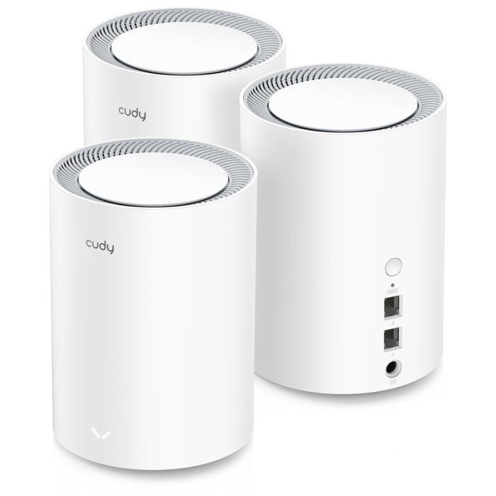 Маршрутизатор WiFi Mesh-система WiFi 6 Cudy M1800 (3-Pack) 3 штуки дводіапазонні гігабітні