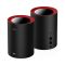 Маршрутизатор WiFi Mesh-система WiFi 6 2.5G Cudy M3000 Black (2-Pack) 2 штуки дводіапазонні