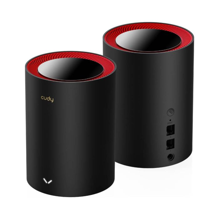 Маршрутизатор WiFi Mesh-система WiFi 6 2.5G Cudy M3000 Black (2-Pack) 2 штуки дводіапазонні