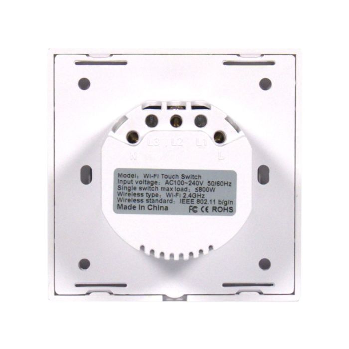 Розумний вимикач світла одинарний з WiFi Trinix TRX-LS01(WiFi)