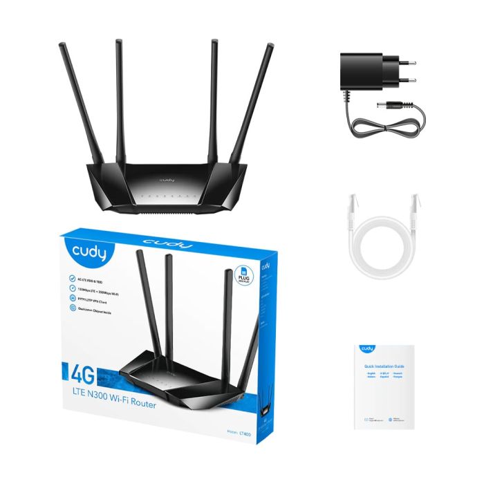 WiFi Mesh 4G LTE-маршрутизатор Cudy LT400 CAT4 