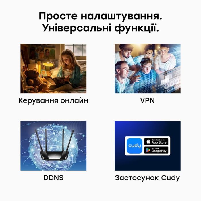 WiFi Mesh 4G LTE-маршрутизатор Cudy LT400 CAT4 