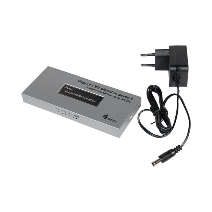 Розгалужувач відеосигналу 4K HDMI 1x4 Dtech DT-7144A(MS)