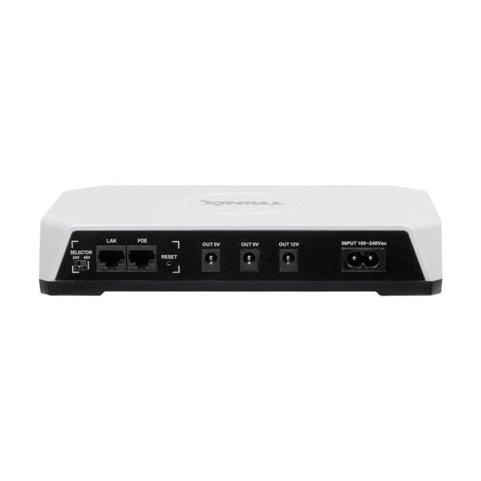 Джерело безперебійного живлення DC UPS Trinix TRX-MUPS-3648PoE (20000mAh LiFePo4) 5V/9V/12V/24V/48V/PoE, LiFePo4 4*5Ah, для роутера і медіаконвертера