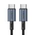 Кабель Choetech ХСС-1015 Black USB-C to USB-C PD60W 2m