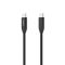 Кабель Choetech ХСС-1036 Black USB-C to USB-C PD3.1 240W 2m