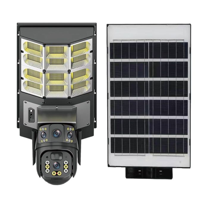 IP PTZ-відеокамера автономна з WiFi, прожектором та сонячною панеллю 3Mp+3Mp Light Vision VLC-1030WIA/2C (Lamp+Solar) f=4mm, на акумуляторних батареях
