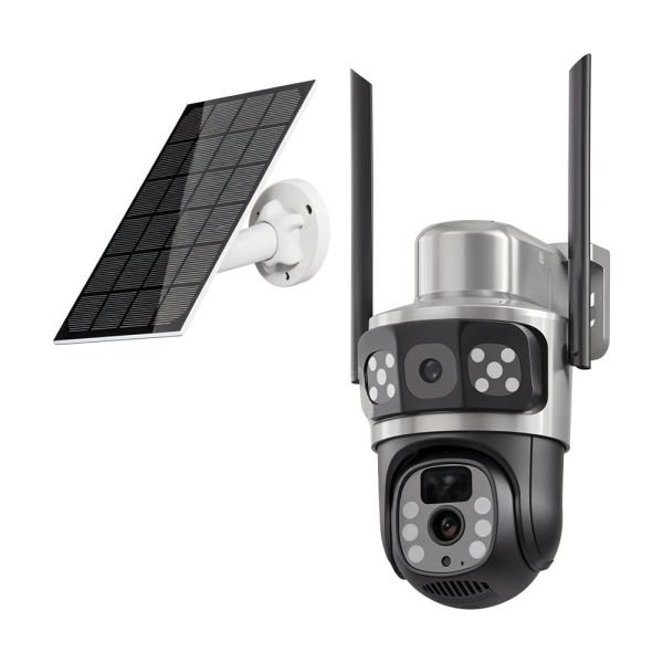 IP PTZ-відеокамера автономна з 4G та сонячною панеллю 3Mp+3Mp Light Vision VLC-9430IG/2C3S (Solar) f=4mm, на акумуляторних батареях