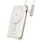 Повербанк 10000mAh Choetech B735 White QC3.0 PD3.0 бездротова магнітна зарядка, вбудований кабель, підставка