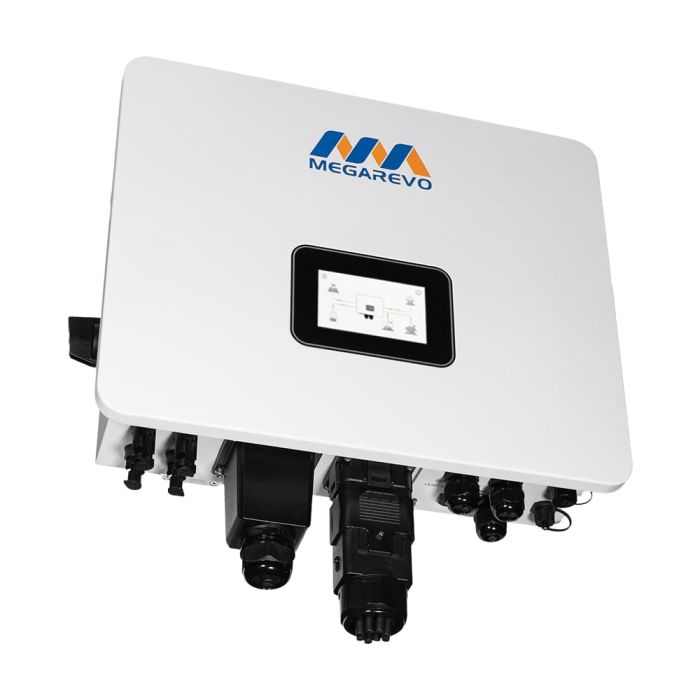 Гібридний однофазний інвертор для сонячних панелей 6kW Megarevo R6KL1DA-G2S 2 MPPT WiFi