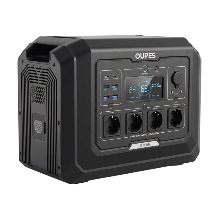 Портативна зарядна станція OUPES Mega 1 S1 2000W 1024Wh LiFePO4