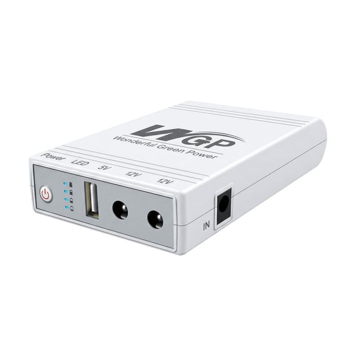 Джерело безперебійного живлення Mini UPS WGP UPS103A 10400mAh 5V/12V/12V, Li-ion 4*2.6Ah, для роутера і медіаконвертера