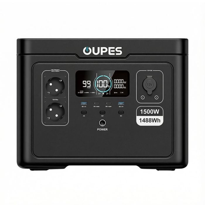Портативна зарядна станція OUPES S015 (Exodus) 1500W 1488Wh LiFePO4