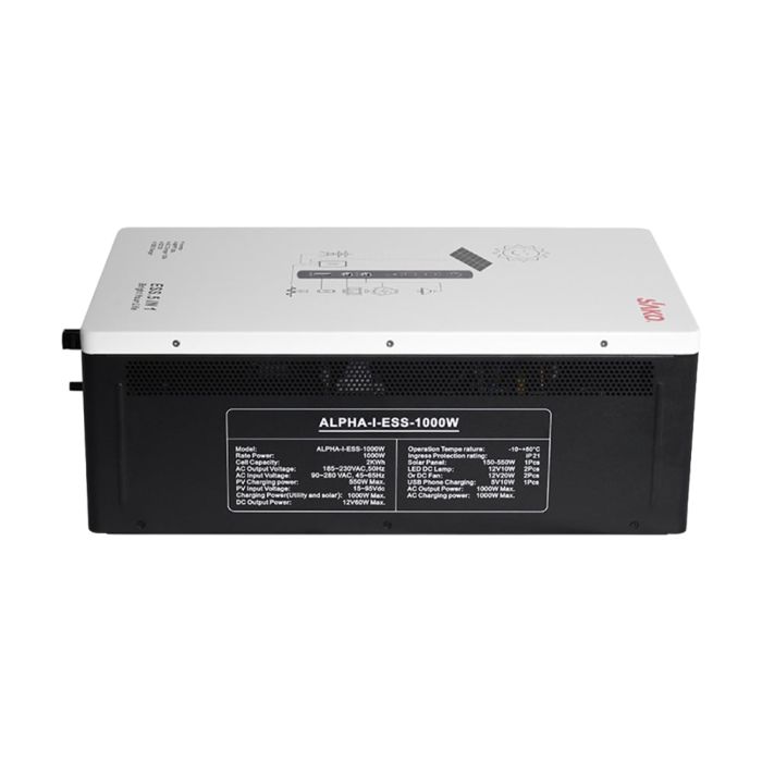 Cистема резервного живлення (інвертор та батарея) Sako Alpha-ESS-1000W/2KWh настінна. Потужність 1000 Вт, енергоємність 2009.6 Вт*год, LifePO4