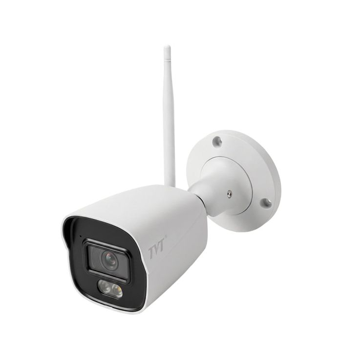 Комплект IP-відеонагляду з WiFi на 4 камери TVT TD-P0804W1-001: 4 циліндричні 4Mp WiFi IP-відеокамери + 8-канальний 8Mp WiFi IP-відеореєстратор
