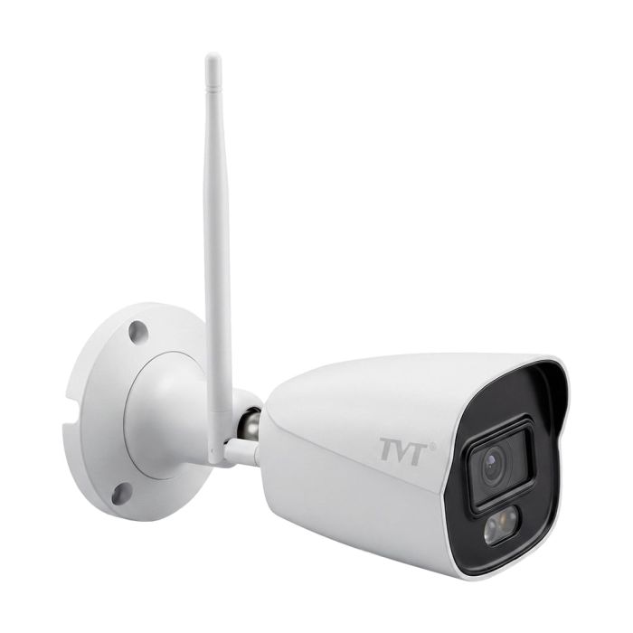 Комплект IP-відеонагляду з WiFi на 4 камери TVT TD-P0804W1-001: 4 циліндричні 4Mp WiFi IP-відеокамери + 8-канальний 8Mp WiFi IP-відеореєстратор