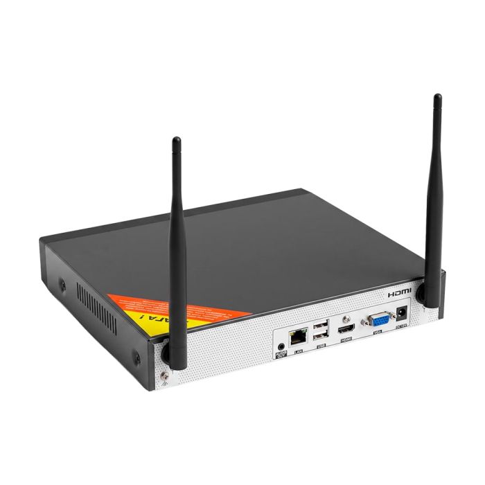 Комплект IP-відеонагляду з WiFi на 4 камери TVT TD-P0804W1-001: 4 циліндричні 4Mp WiFi IP-відеокамери + 8-канальний 8Mp WiFi IP-відеореєстратор