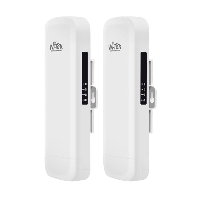Комплект бездротового моста WiFi Wi-Tek WI-CPE513P-KIT V3 5GHz, 300Mbps, 5km, 2x100Mbps, PoE IN/PoE OUT, Cloud