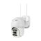 IP PTZ-відеокамера з WiFi 6Mp (2*3Mp) Light Vision VLC-9106WI10ZL (CareCam Pro) f=4+8mm, ІЧ+LED-підсвічування, з мікрофоном
