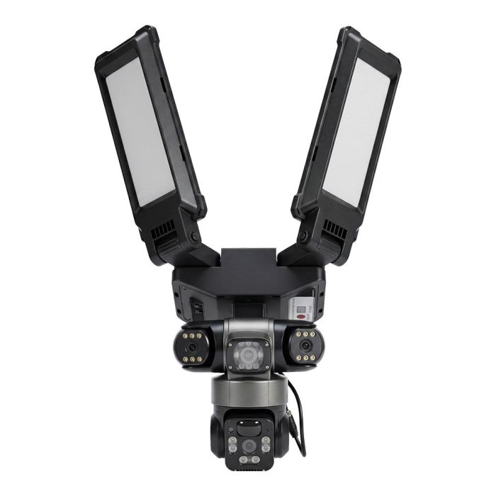 IP PTZ-відеокамера автономна з 4G, прожектором та сонячною панеллю 3Mp+3Mp+3Mp Light Vision VLC-1223IGL/3C (Lamp+Solar) f=4mm, на акумуляторних батареях