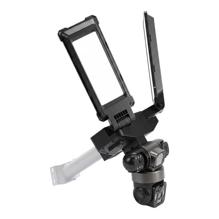 IP PTZ-відеокамера автономна з 4G, прожектором та сонячною панеллю 3Mp+3Mp+3Mp Light Vision VLC-1223IGL/3C (Lamp+Solar) f=4mm, на акумуляторних батареях