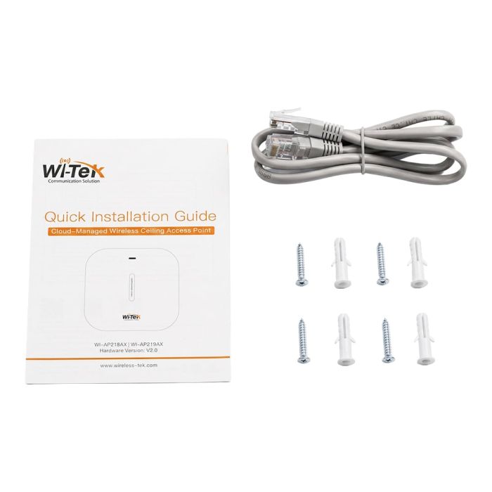 Точка доступу WiFi 6 2.5G Wi-Tek WI-AP219AX V2 дводіапазонна