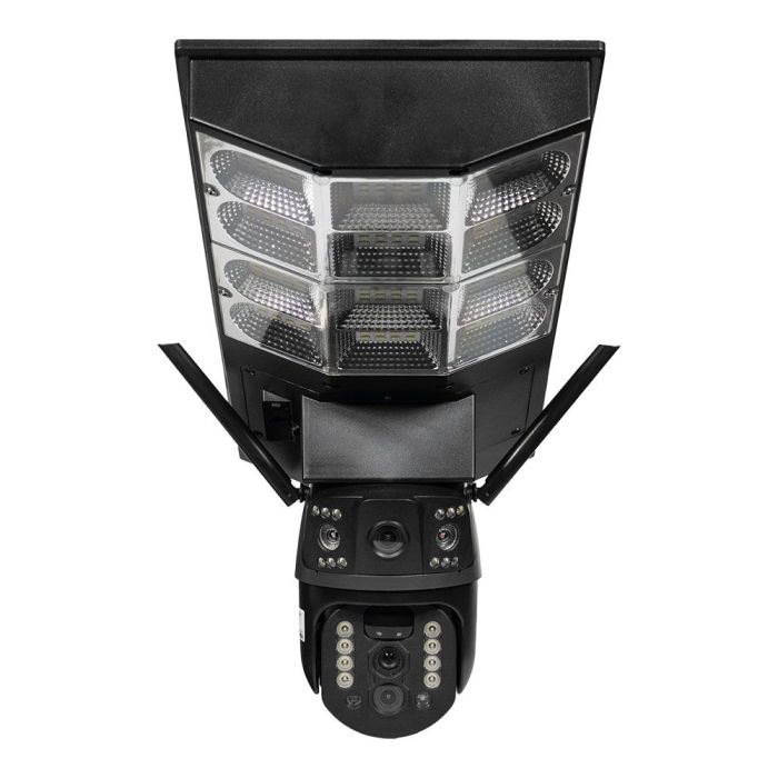 IP PTZ-відеокамера автономна з WiFi, прожектором та сонячною панеллю 3Mp+3Mp+3Mp Light Vision VLC-1030WIA10ZL/2C (Lamp+Solar) f=4mm, на акумуляторних батареях