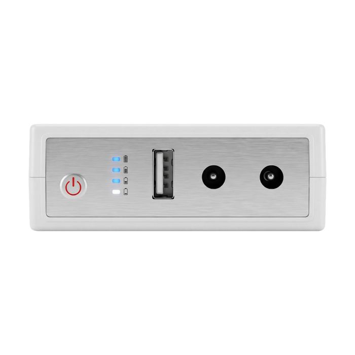Джерело безперебійного живлення з блоком живлення Mini UPS WGP UPS103C Quick Charge 20000mAh 5V/12V/12V, Li-ion 4*5Ah, для роутера та оптичного терміналу. Блок живлення 12/3А (36W)