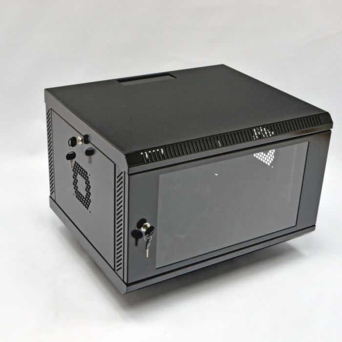 Шафа 6U, 600х500х373 мм (Ш*Г*В), акрилове скло
