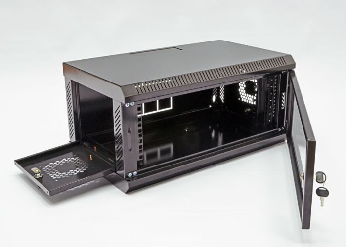 Шафа 4U, 600х350х284 мм (Ш*Г*В), акрилове скло