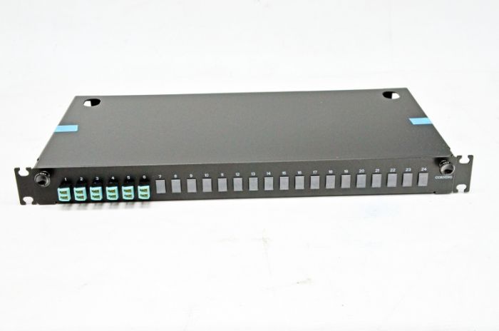 ВО патч-панель LAN1 з 6xLC Duplex адапт., 12 пігтейл., сплайс-касетою, MM, OM3/OM4, 1U