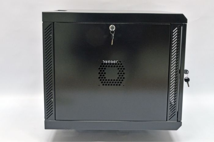 Шафа 9U, 600х600x507 мм (Ш*Г*В), акрилове скло