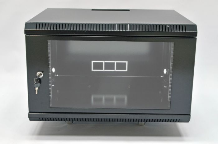 Шафа 6U, 600х500х373 мм (Ш*Г*В), акрилове скло