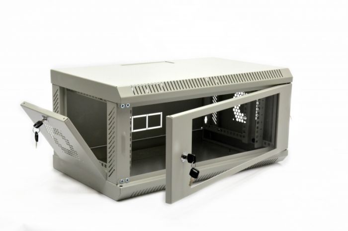 Шафа 4U, 600х350х284 мм (Ш*Г*В), акрилове скло