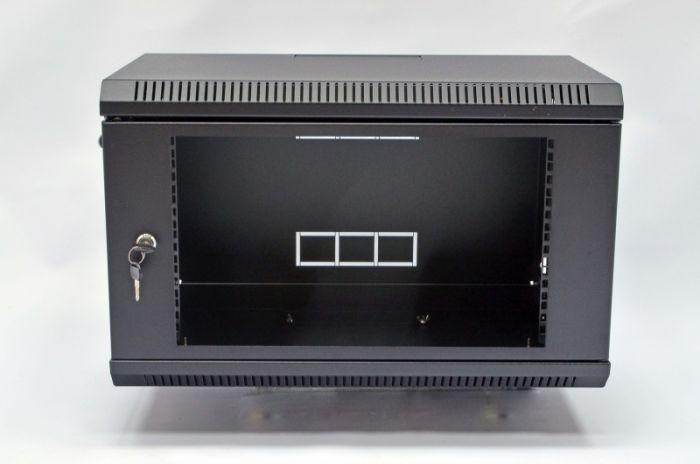 Шафа 6U, 600х350х373 мм (Ш*Г*В), акрилове скло