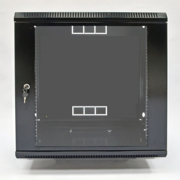 Шафа 12U, 19", 600х350х640 мм (Ш*Г*В), акрилове скло